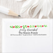 Feliz Navidad, Aquarellweihbanner (Insitu)