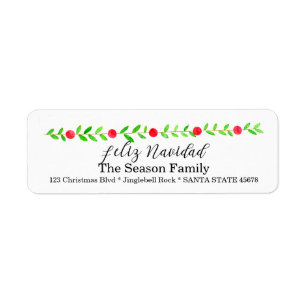 Feliz Navidad, Aquarellweihbanner