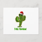 Feliz Navidad - Arizona Weihnachten Saguaro Lichte (Vorderseite)
