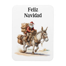 Feliz Navidad aus diesem Südwesten Santa Magnet