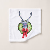 Feliz Navidad Badhandtuch Set (Waschlappen)