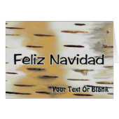 Feliz Navidad - Birchbark (Vorderseite (Horizontal))