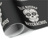 Feliz Navidad Bitchachos Funny Sarcastic Geschenkpapier (Rolleneckpunkt)