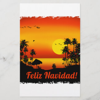 feliz Navidad Briefpapier