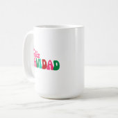Feliz Navidad - Bright Maximalist Kaffeetasse (Vorderseite Links)