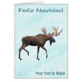 Feliz Navidad - Bull Moose On Snow (Vorne)