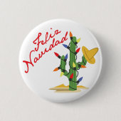 Feliz Navidad Button (Vorderseite)