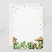 Feliz Navidad Cactus Christmas Holiday Fiesta Einladung (Rückseite)