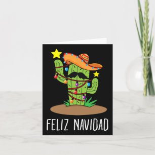 Feliz Navidad Cactus - Mexican Tree Christmas in J Karte