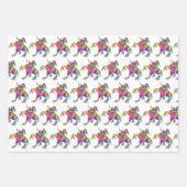 Feliz Navidad Cactus, Tamale & Piñata Geschenkpapier Set (Vorderseite)