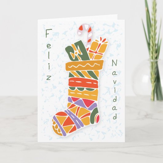 Feliz Navidad Card Karte (Vorderseite)