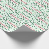 Feliz Navidad Chile Pepper Pattern Geschenkpapier (Ecke)