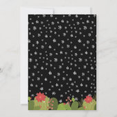 Feliz Navidad Christmas Cactus Party Einladung (Rückseite)