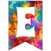 FELIZ NAVIDAD CHRISTMAS COLORFUL RAINBOW WIMPELKETTE (Dritte Fahne)