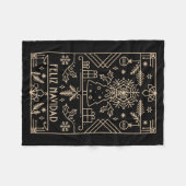 Feliz Navidad, Christmas Fleecedecke (Vorderseite (Horizontal))