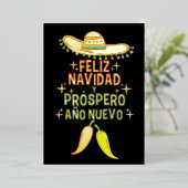 Feliz navidad christmas folien feiertagskarte (Stehend vorne)