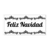 Feliz Navidad Christmas (Spanisch) Gummistempel (Prägung)