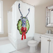 Feliz Navidad Duschvorhang (Beispiel)