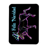 Feliz Navidad - Elektrischer Elch Magnet (Vertikal)