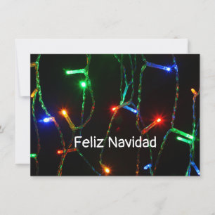 "Feliz Navidad" - farbenfrohe Weihnachtsbeleuchtun