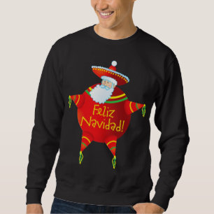 Feliz Navidad Feiertags-Sweatshirt Sweatshirt