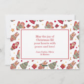 Feliz Navidad Feiertagskarte (Rückseite)