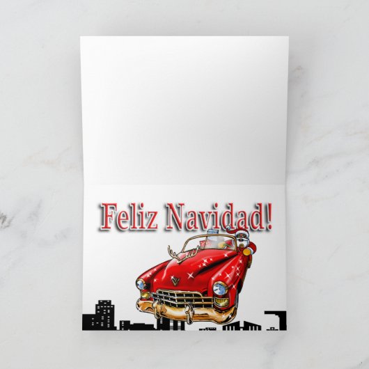 Feliz Navidad! Feiertagskarte (Innenseite)