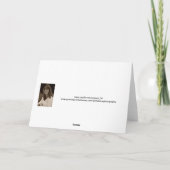 Feliz Navidad Feiertagskarte (Rückseite)