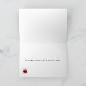 Feliz Navidad Feiertagskarte (Innenseite)