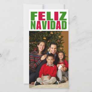 Feliz Navidad Feiertagskarte