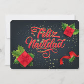 Feliz Navidad Feiertagskarte (Vorderseite)