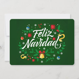 Feliz Navidad Feiertagskarte