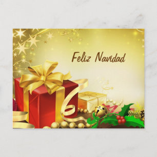 Feliz Navidad Feiertagspostkarte