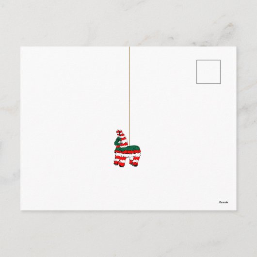 Feliz Navidad Feiertagspostkarte (Rückseite)