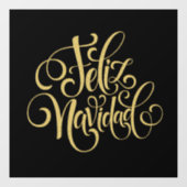 Feliz Navidad Fensteraufkleber (Blatt)