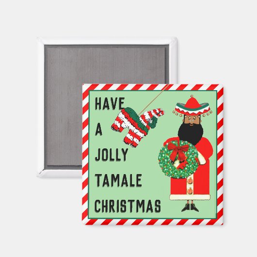 Feliz Navidad Feriengeschenke Magnet (Vorderseite/Rückseite)