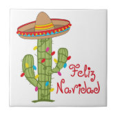 Feliz Navidad Fliese (Vorderseite)