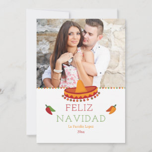 Feliz Navidad Foto Cards Feiertagskarte