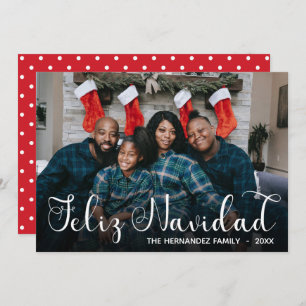 Feliz Navidad Foto Holiday Card Feiertagskarte