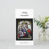 ¡Feliz Navidad Fotokarte Feiertagskarte (Stehend Vorderseite)