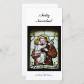 ¡Feliz Navidad Fotokarte Feiertagskarte (Vorne/Hinten)