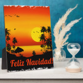 feliz Navidad Fotoplatte (Seite)