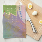 "Feliz Navidad" - Frieden und Glück im neuen Jahr Geschirrtuch (Viertel Falte)