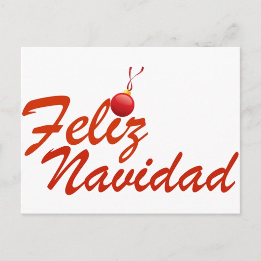 Feliz Navidad Frohe Weihnachten (Vorderseite)