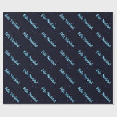 Feliz Navidad - Frohe Weihnachten Geschenkpapier (Flach)