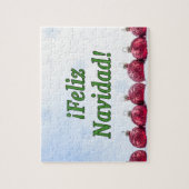 ¡ Feliz Navidad! Frohe Weihnachten im spanischen Puzzle (Vertikal)