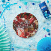 ¡Feliz Navidad! Frohe Weihnachten im spanischen WF Pappteller (Party)
