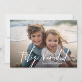 Feliz Navidad - Frohe Weihnachten Modernes Foto (Vorderseite)