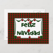 Feliz Navidad - frohe Weihnachten - Postkarte (Vorne/Hinten)