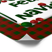 Feliz Navidad - Frohe Weihnachten - Wall Art Poster (Ecke)